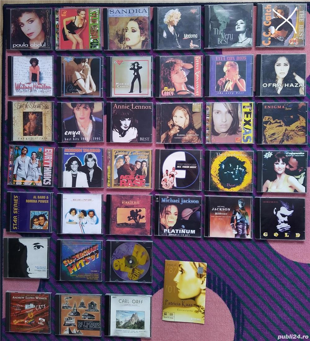 cd-uri cu muzica usoara straina si clasica