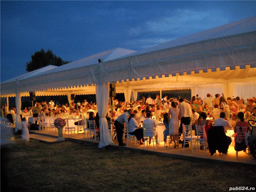 Inchiriez corturi nunta, corturi  terase, pardoseala, mobilier evenimente