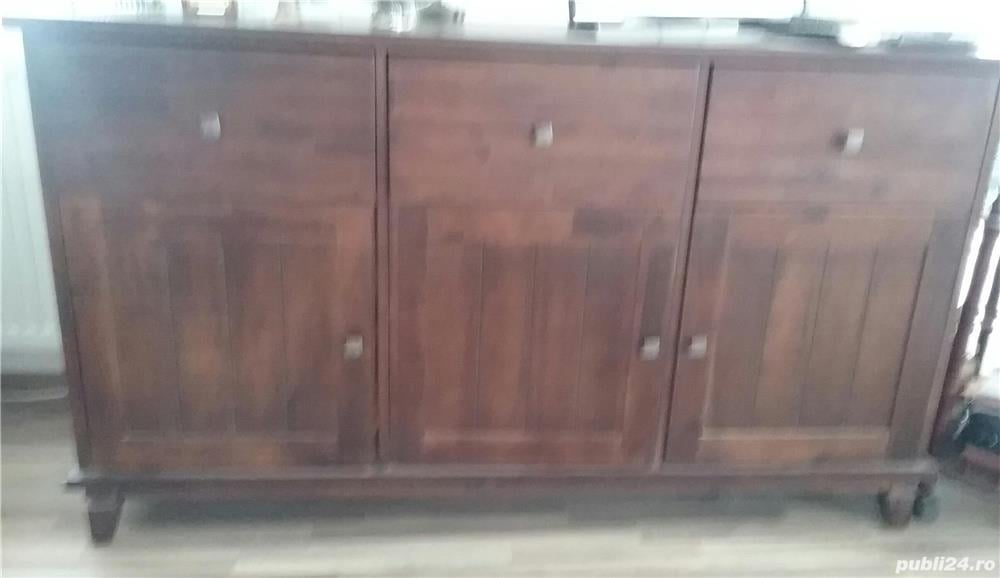 Mobila sufragerie lemn 