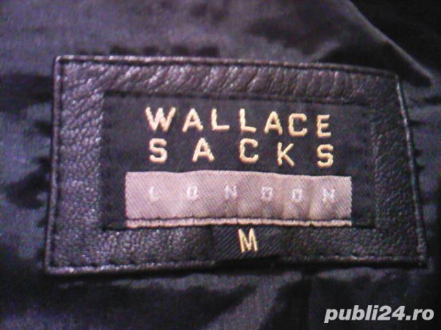 Haina piele neagra barbati marca prestigiu Anglia: Wallace Sacks, Londra