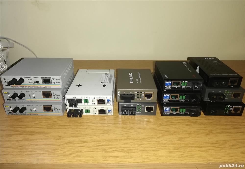 Fiber fast media converter fast ethernet bridge 