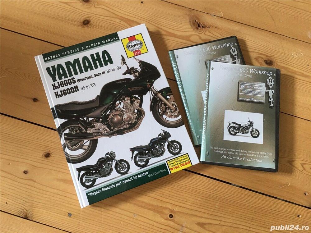 Manuale reparatii moto Haynes pt. Yamaha / carte "The Yamaha Legend"