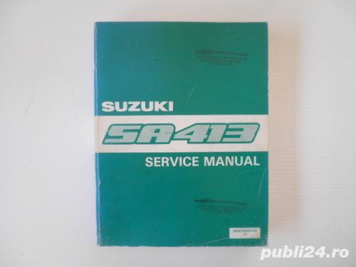Manual reparatii auto Suzuki SA413 original Japonia pt. Suzuki Swift Cultus, Chevrolet Sprint Metro