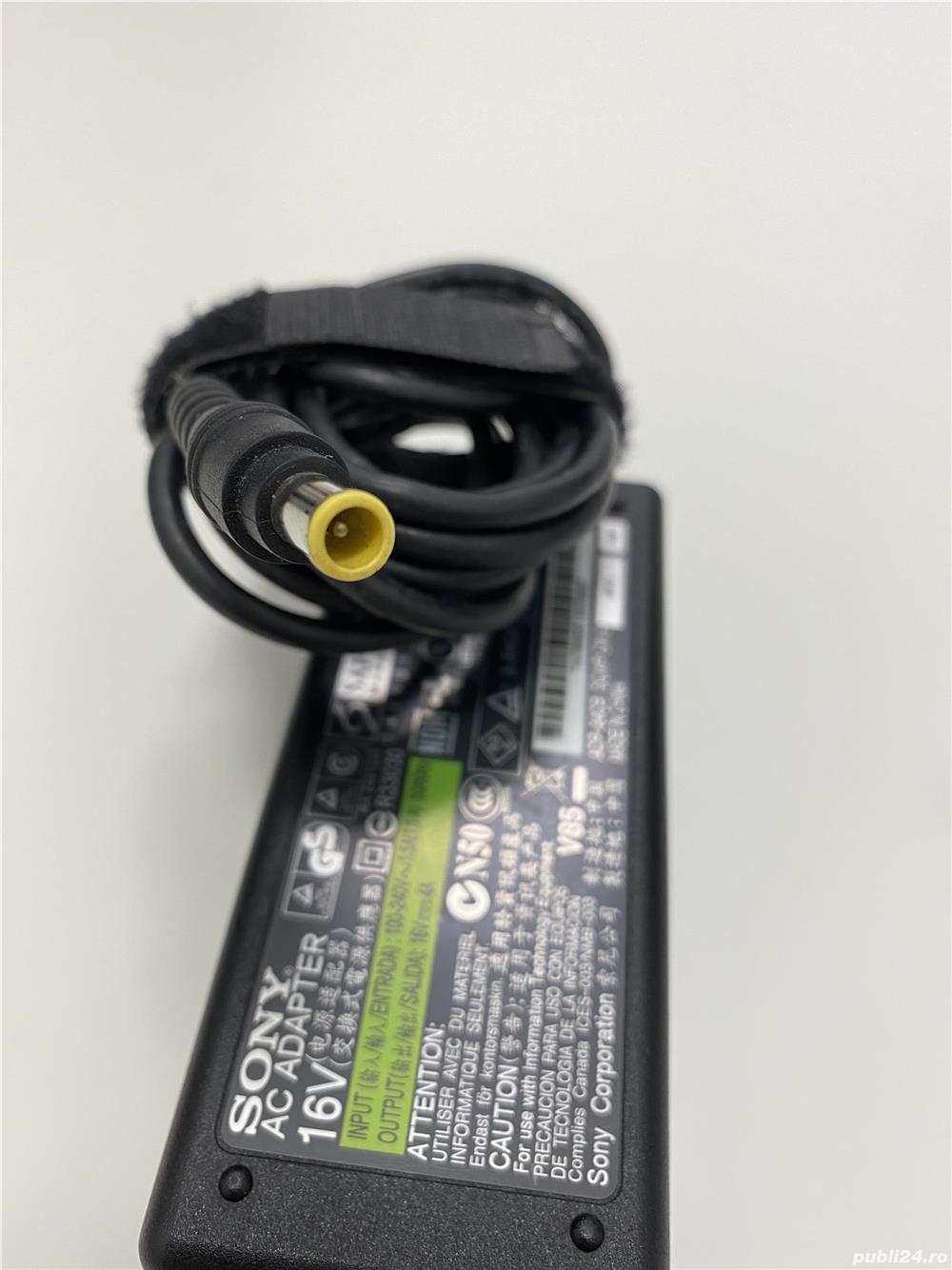 Incarcator laptop Sony model VGP-AC16V8 16v 4A 65W 