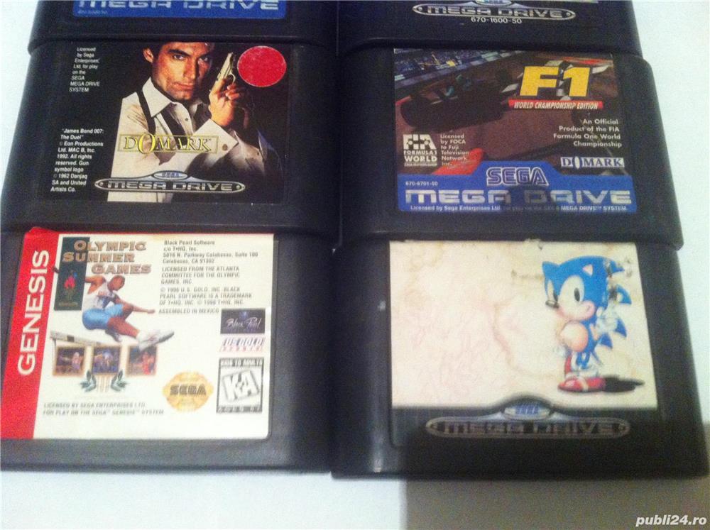 Vand jocuri sega mega drive + controler