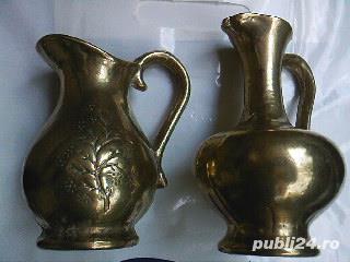 Vaza vintage, bronz masiv turnat manual Germania