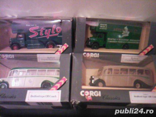 Camioane si autobuze de epoca Anglia, Corgi Classics 1986 machete auto metal noi