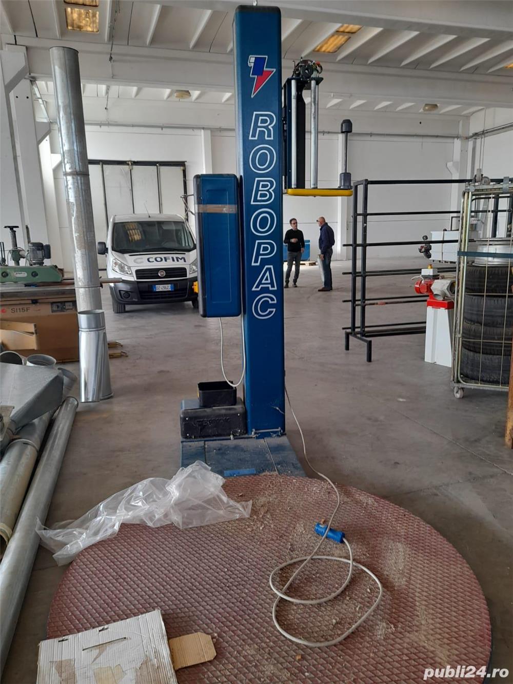 Masina cu masa rotativa  de ambalat prin infasurare cu folie extensibila ROBOPAC