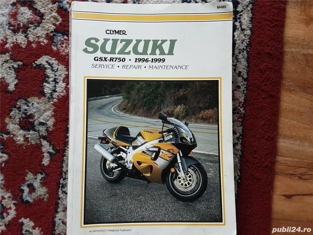 Manuale reparatii moto Clymer tip Haynes pt. Suzuki GSX-R750 din 1996-1999; GSX-R1000 din 2001-2004
