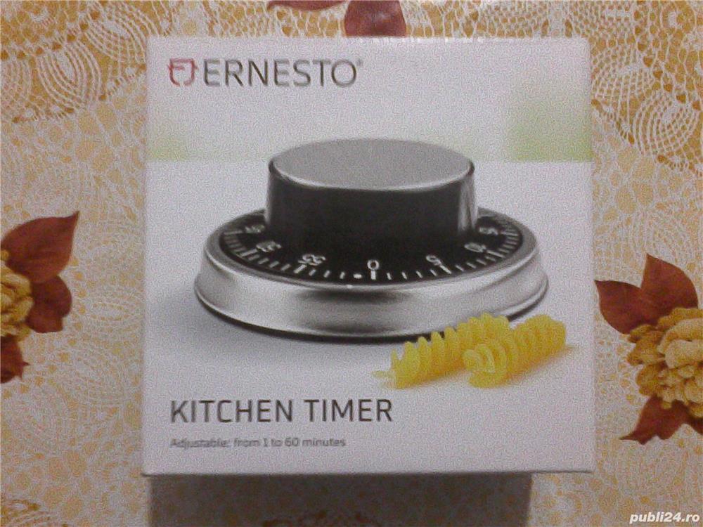 ERNESTO - ceas bucatarie magnetic mecanic nou reglabil 1-59 minute