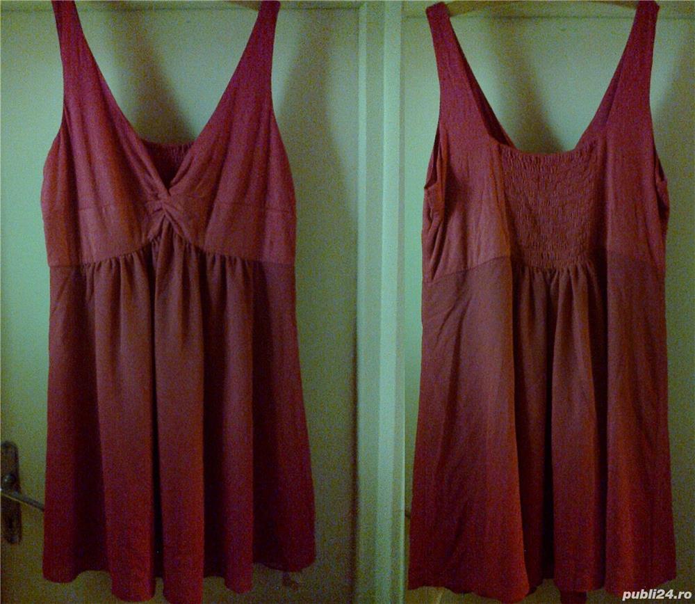 Rochie noua larga rosu-roz aprins Changes by Together Anglia nr. 56