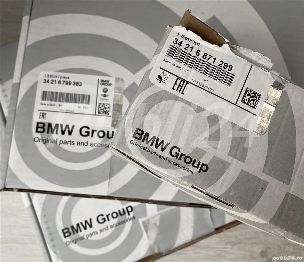 Kit discuri + placute frana spate Mini Cooper F55,F56,F57, produse NOI,originale Bmw-Mini.