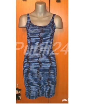 Rochie/Tunica mulata scurta Divided by H&M, negru-albastru