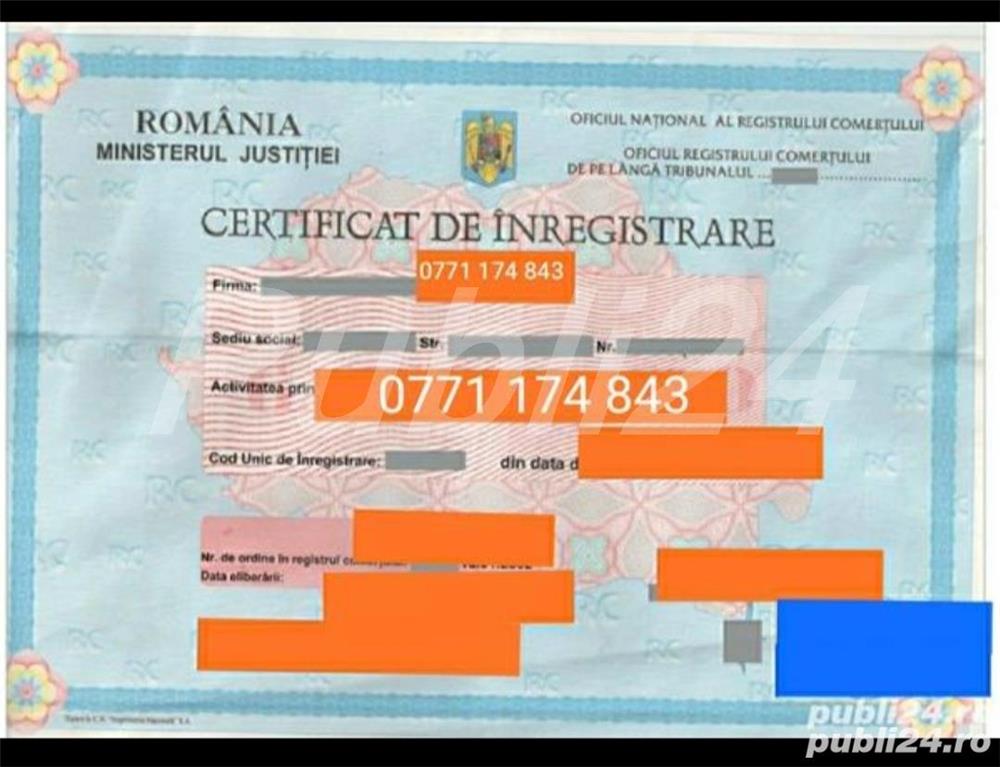 Infiintare firma Timisoara