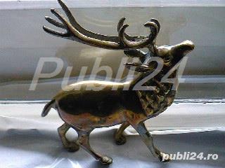 Cerb vintage din alama bronz Anglia