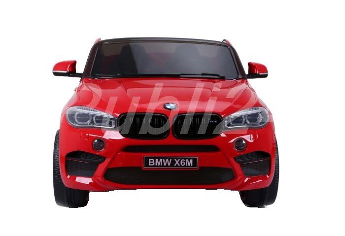 Masinuta electrica BMW X6M 12V cu 2 locuri, Music Player Red Nou