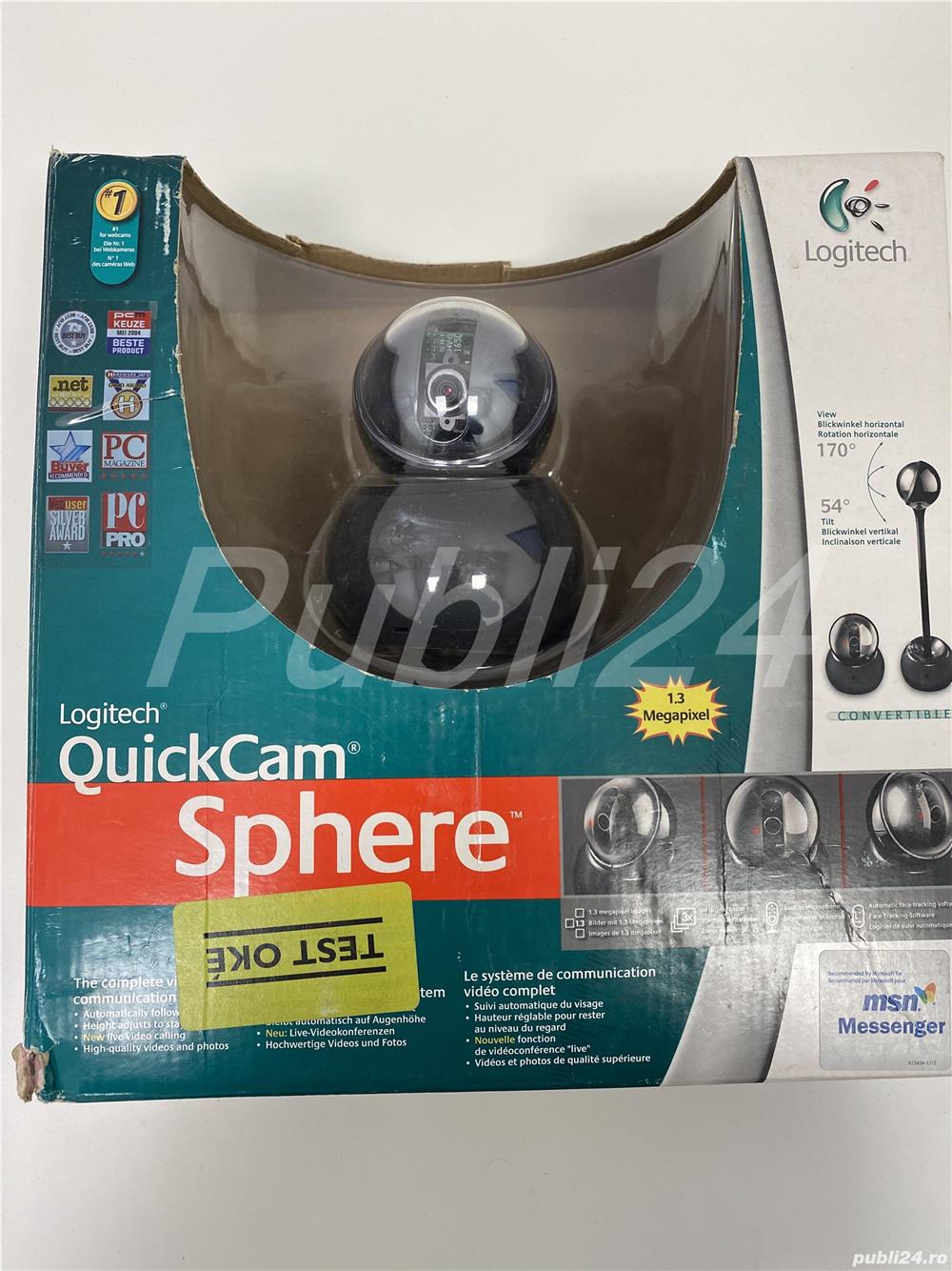 Camera Web Logitech QuickCam Sphere 