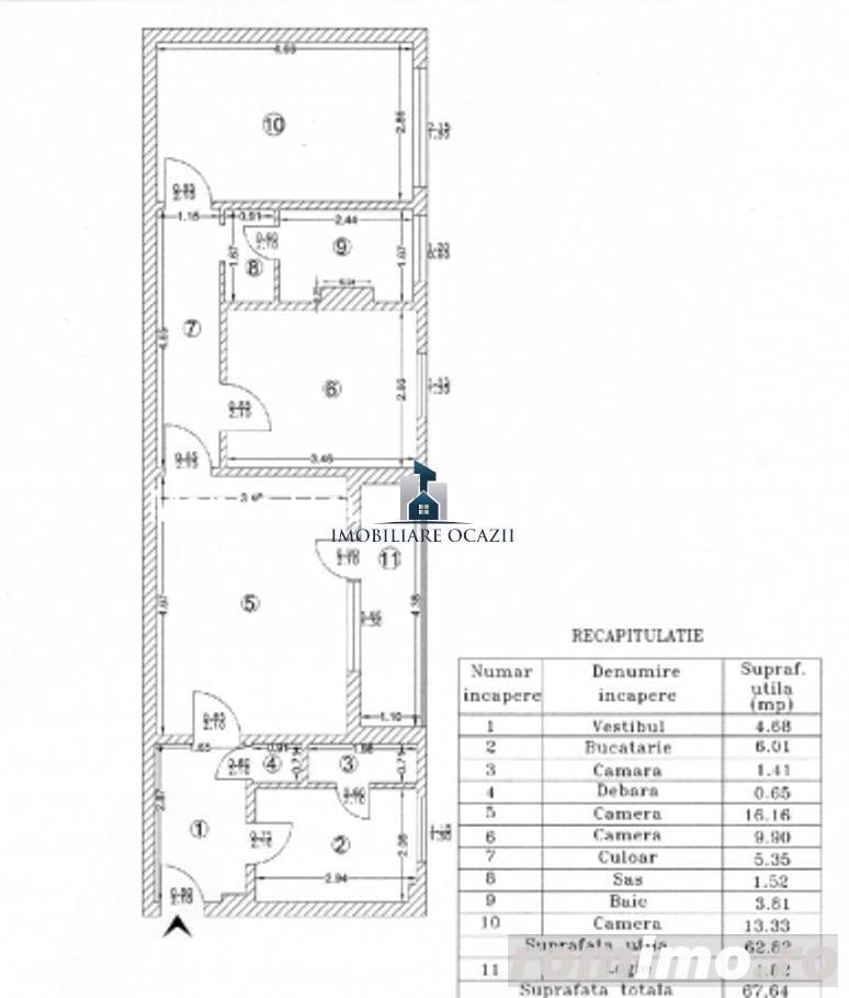 Vanzare Apartament 3 Camere Semidecomandat Berceni-Covasna