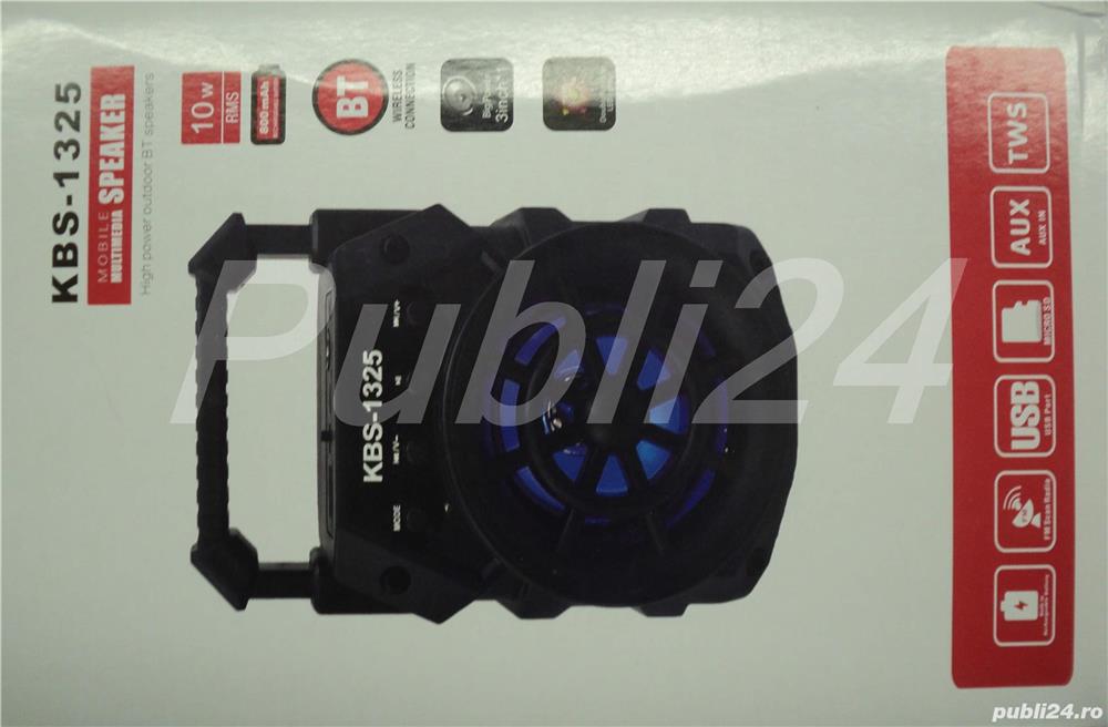 Boxa Portabila Cu Bluetooth, USB, SD, FM 6W NOUA