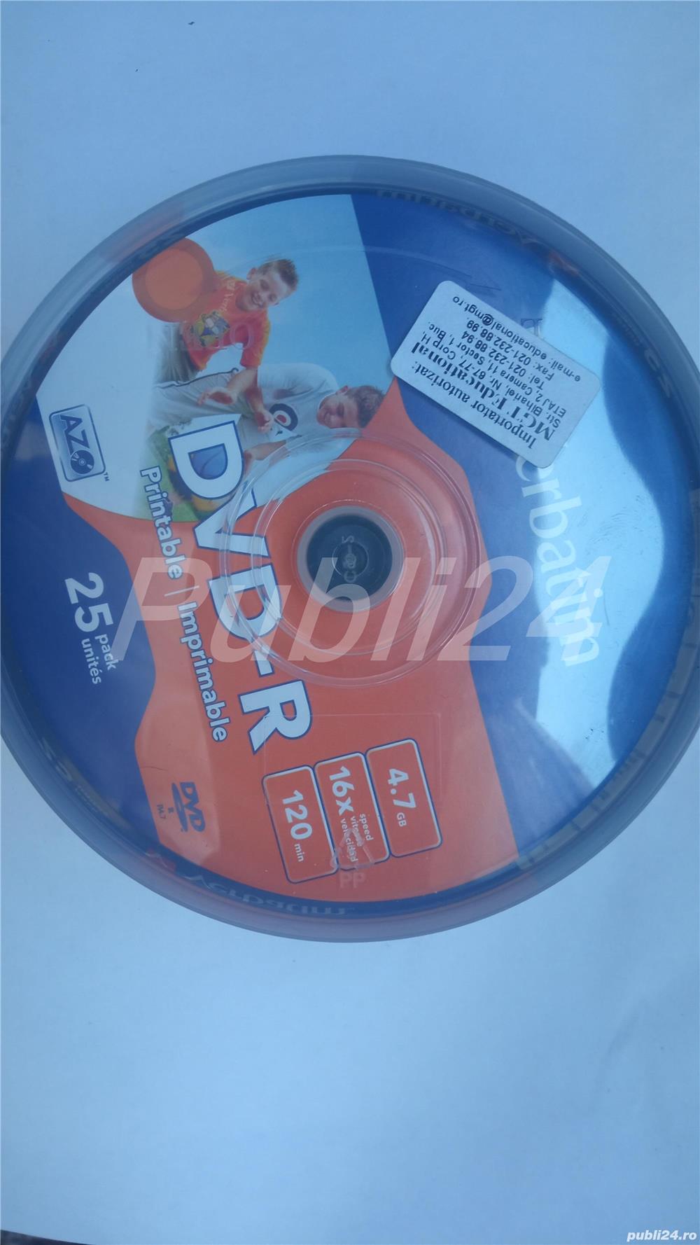 DVD+R si CD-R Verbatim  25buc