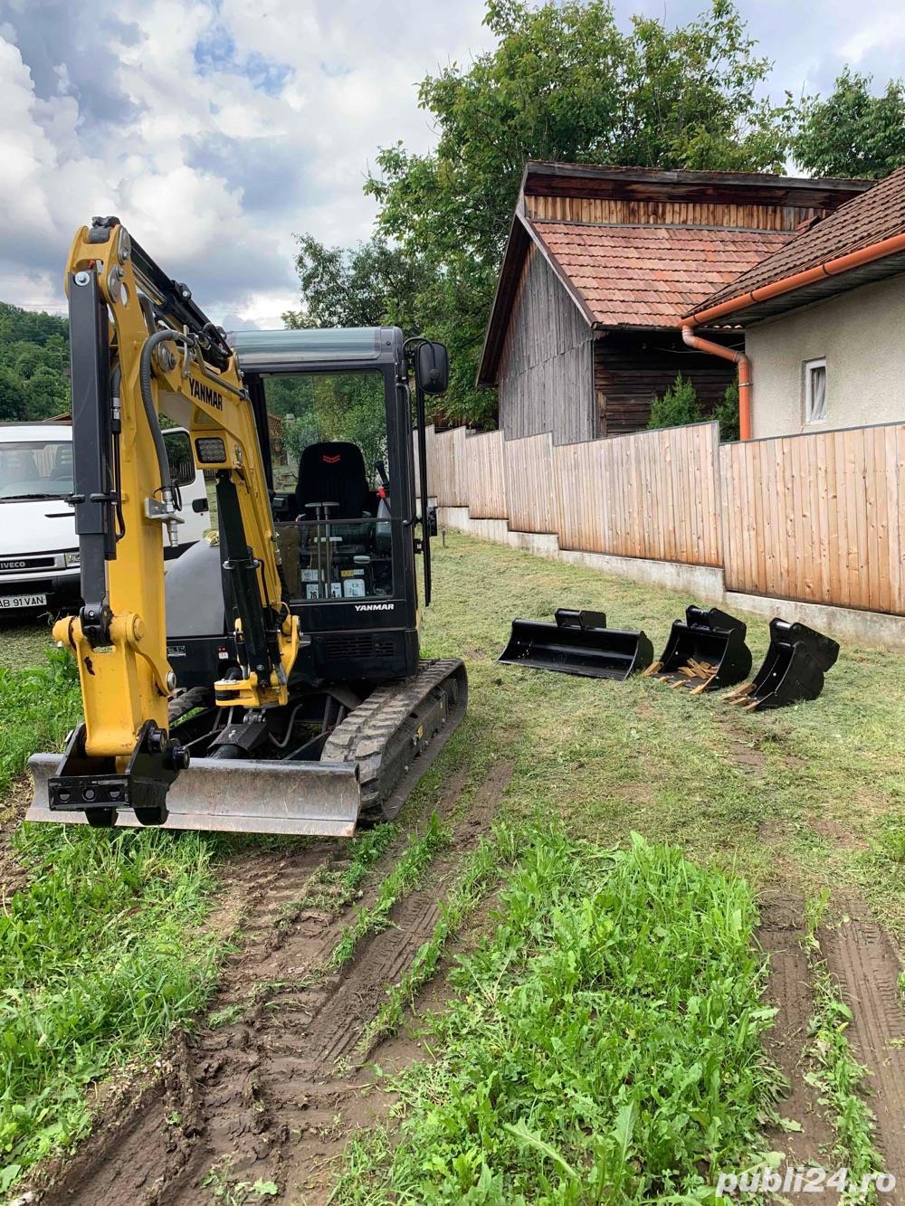 Lucrari excavator 3 tone