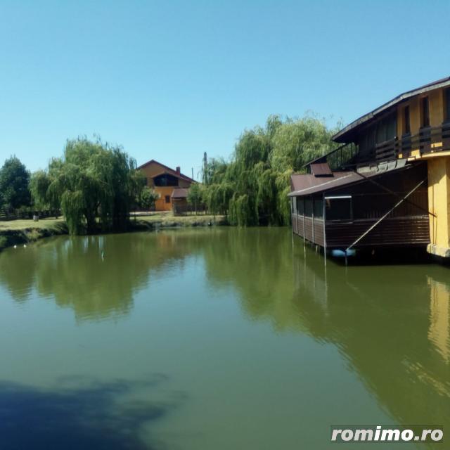 Proprietate de agrement unică - Terasă pe apa, teren 2300 mp, DN 6  Becicherecu Mic 