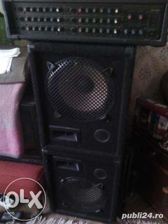 Set boxe cu power mixer si stative