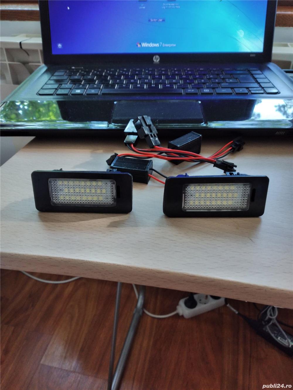 Lampi led numar Audi A6 C7 4G, Vw Golf, Passat, Touareg 