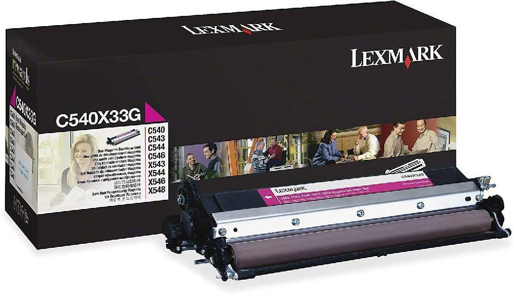 Developer Unit Lexmark C540X33G Rosu
