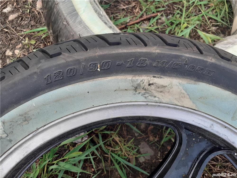 Roata kawasaki + anvelopa shinko 120/90 r18
