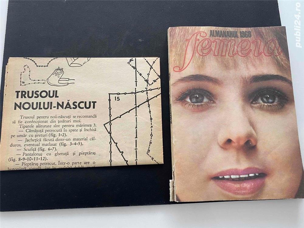 Almanah Femeia 1968, cu supliment si semn de carte