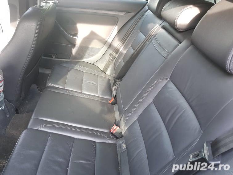 Scaune bancheta Piele ORIGINAL Piese interior  black piano , gri-antracit pt wv volkswagen, golf 5 