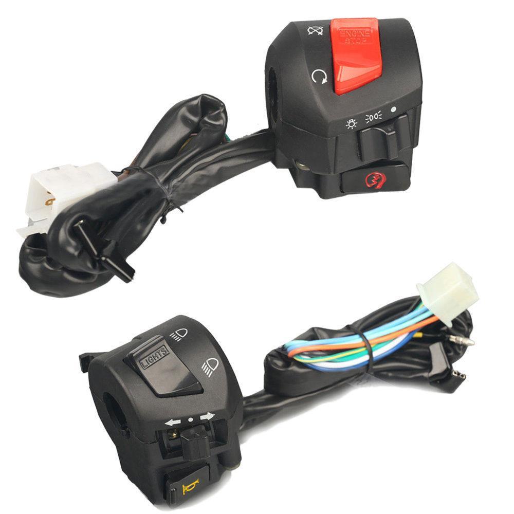 Comenzi ghidon moto Atv stanga+dreapta bloc lumini kill switch