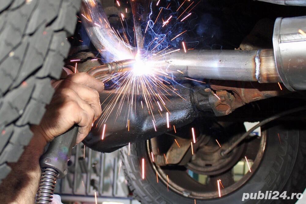 Sudura tobe, racord flexibil, reparatii esapament, Sector 6