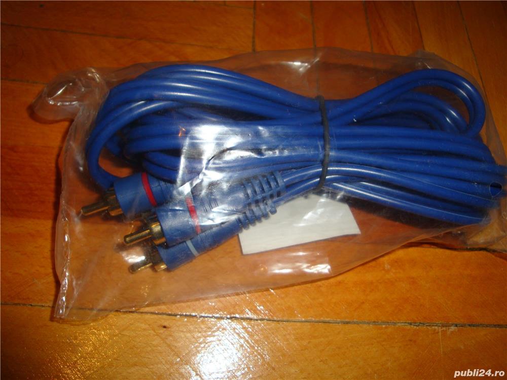 Cablu audio stereo 2 RCA la 2 RCA lungime 3m