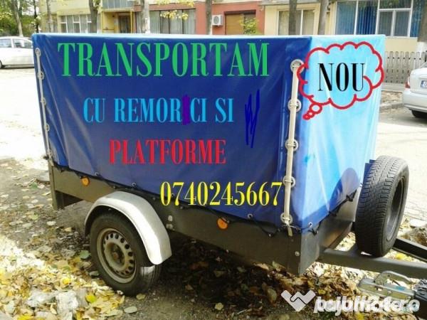 De Închiriat Remorca 750kg si Platforma, Transport Orice