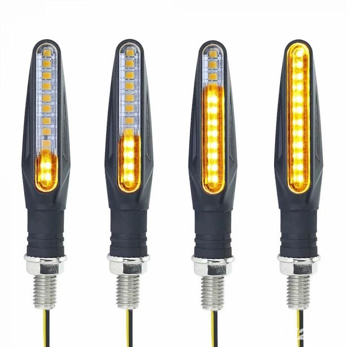 SEMNALIZARE MOTO dinamica semnalizatoare MOTOCICLETA scuter cu LED secventiala semnalizari ATV