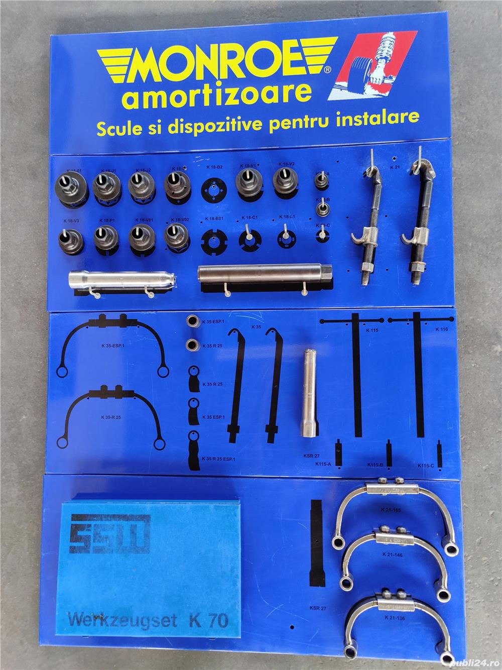 Trusa inlocuit amortizoare si arcuri