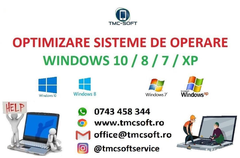 Servicii Profesionale de Instalare Sisteme de Operare Windows - TMC-SOFT