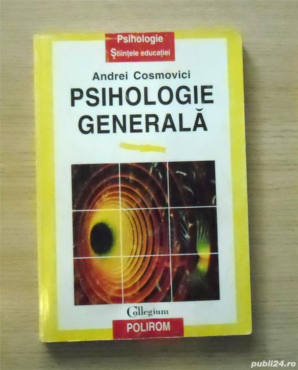 Andrei Cosmovici:  Psihologie generală  