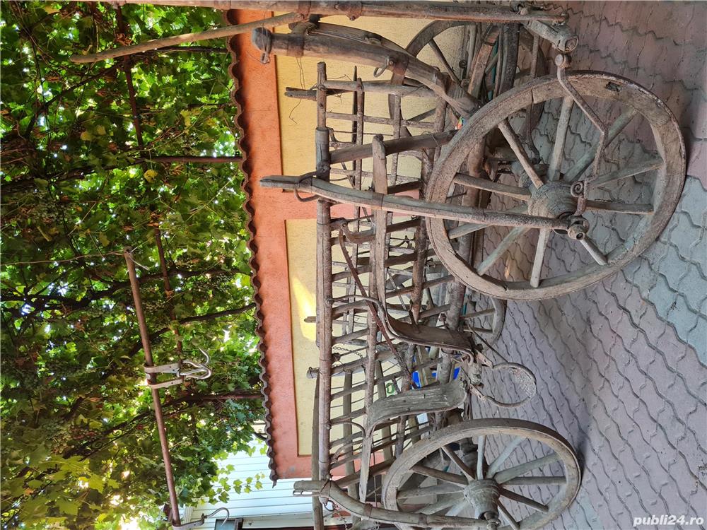 Căruță foarte veche de peste 180 ani