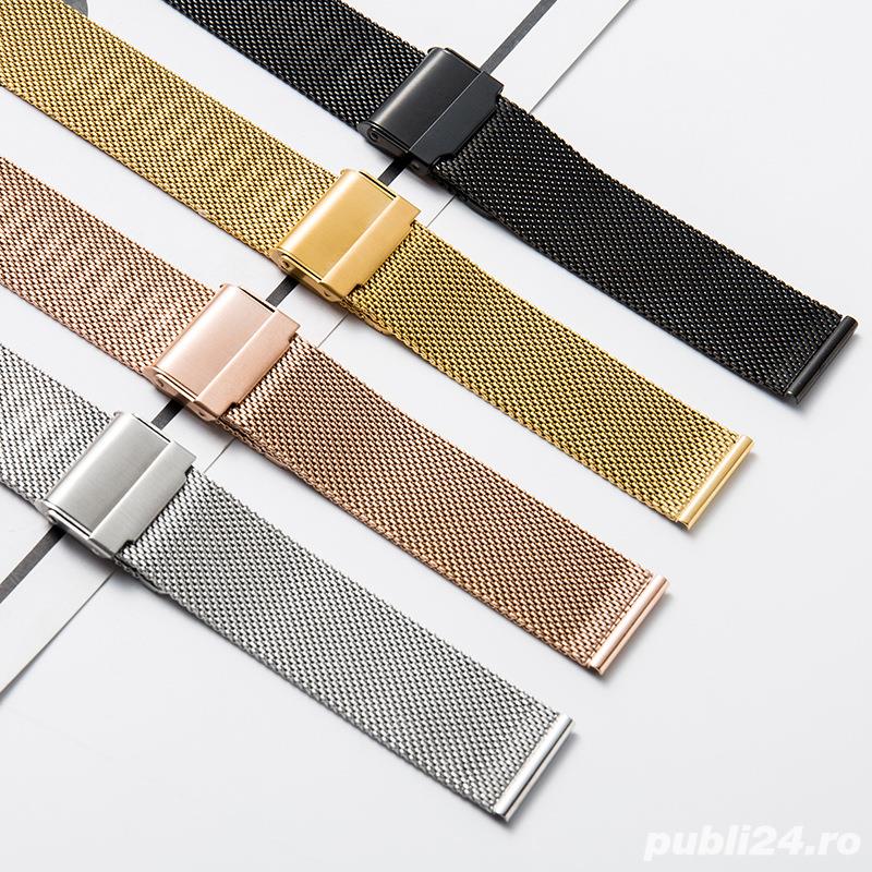 Bratari ceas metalice Milano 16 18 20 22