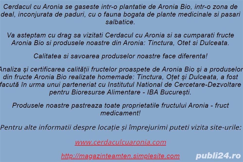 Produse din fructe Aronia Bio: Tinctura, Otet, Dulceata, Sirop, Concentrat