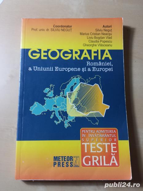 Vol."Geografia Romaniei, a Uniunii Europene si a Europei"  de Silviu Negut