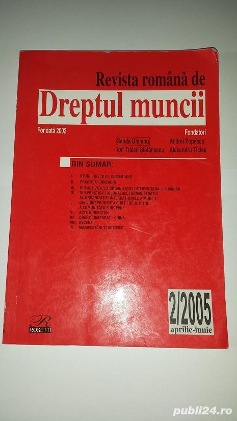 Vol. Dreptul muncii  de Sanda Ghimpu si Andrei Popescu