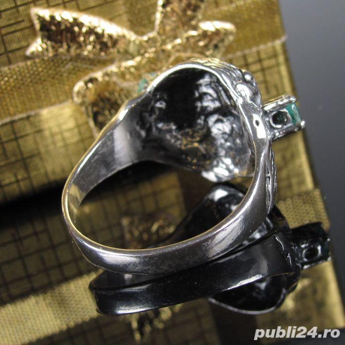 Iisus Hristos inel cu smaralde