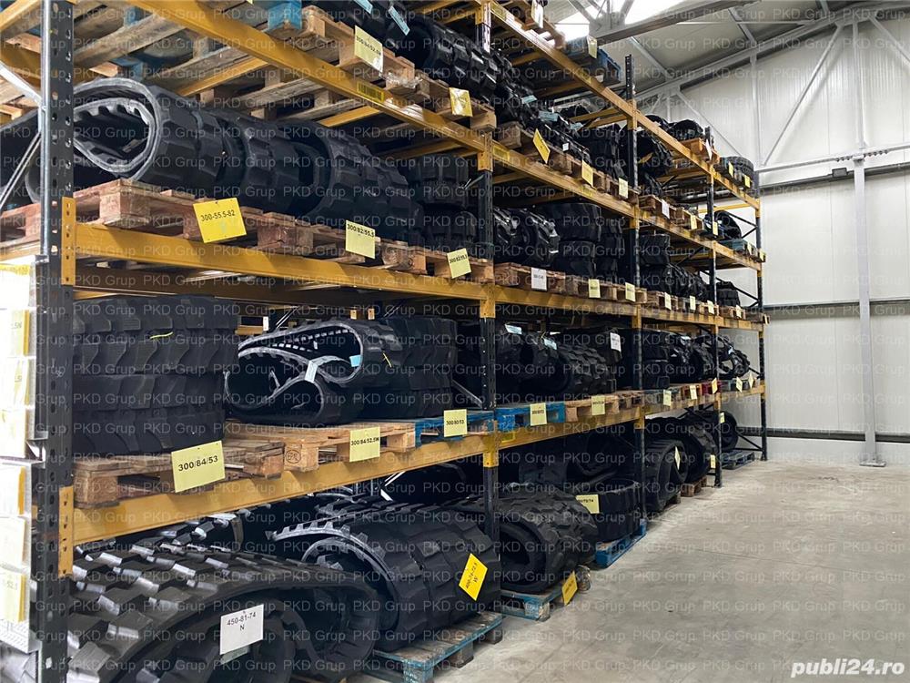 Senila de cauciuc pentru Miniexcavator JCB , Volvo, Komatsu, Caterpillar