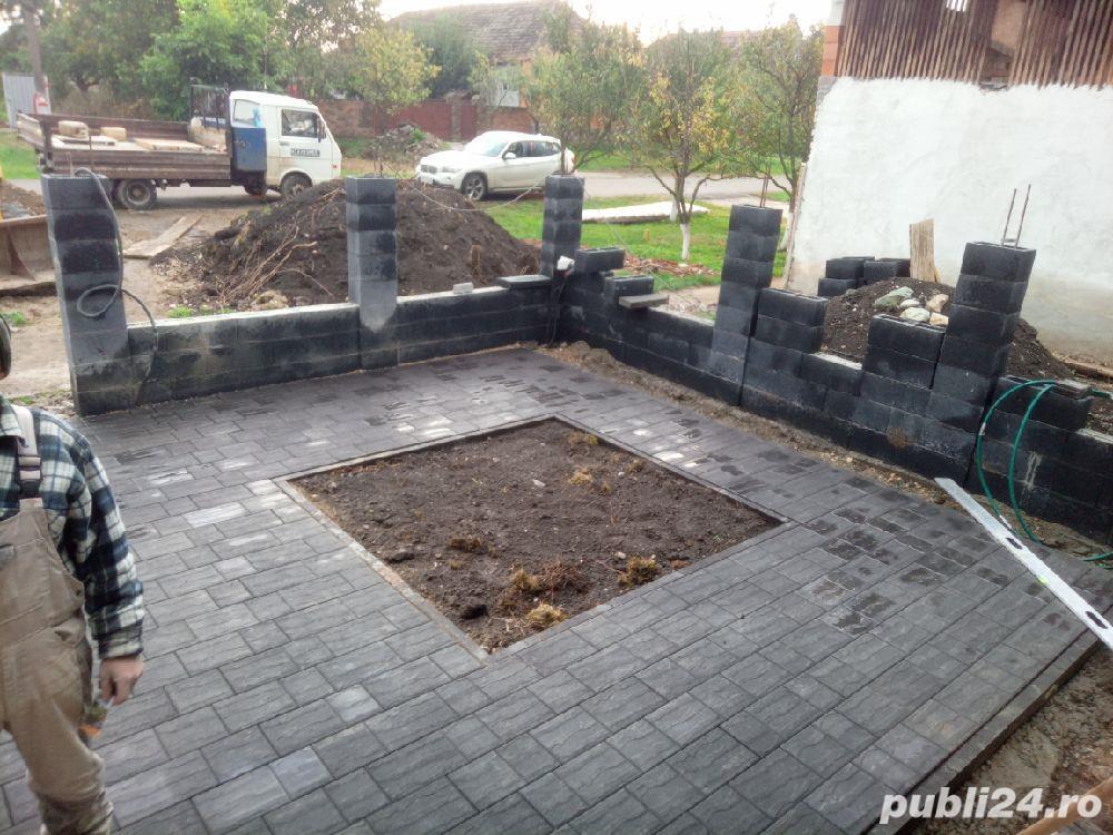 bobcat buldoexcavator si pavaje