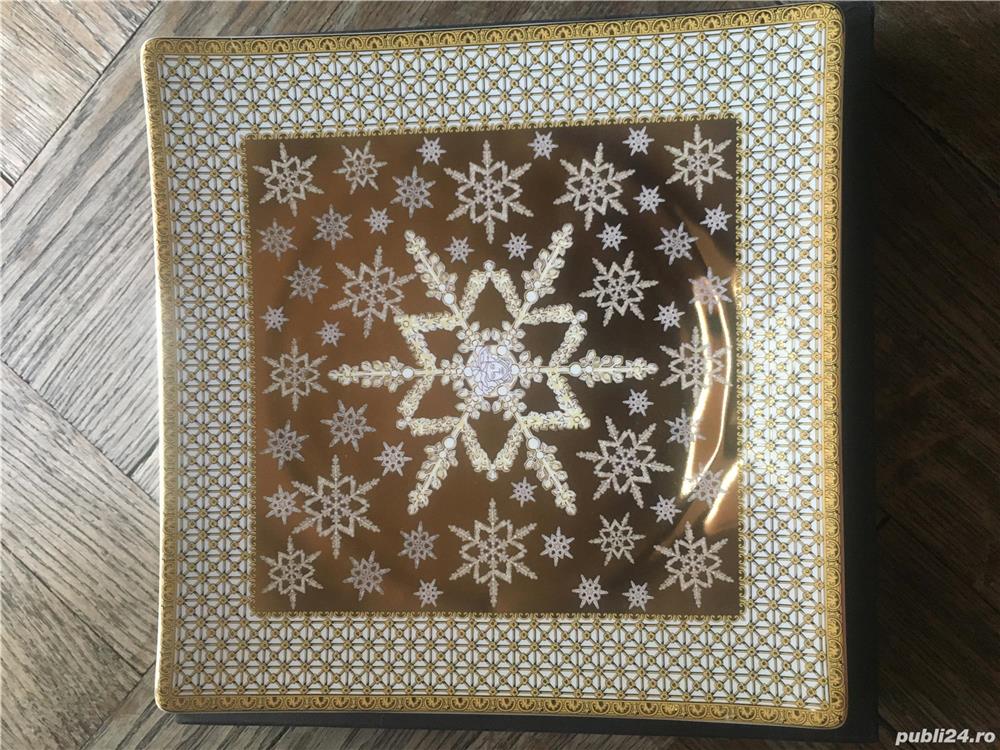 Platou Rosenthal - Versace 22 cm  Christmas in Your Heart  (NOU)