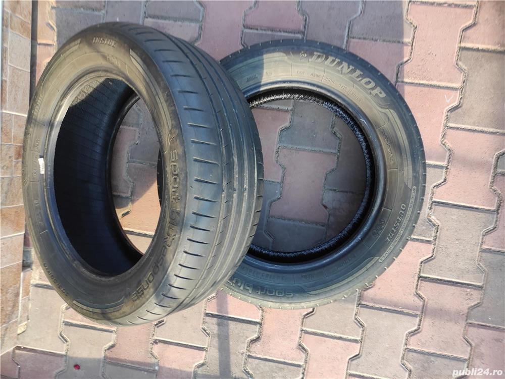 Vând 2 cauciucuri Dunlop Sport Blueresponse 205/55/16 dot 07/2016.